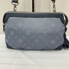 9436　IBIZA　イビザ　イビサ　ショルダーバッグ　お財布ショルダーバッグ　ブルー　青　ナイロン　レザー　レディース　ポケット多数　カードポケット　カード収納