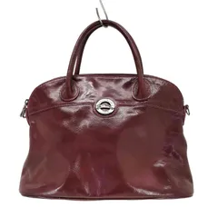 ロンシャン LONGCHAMP パテントレザー エナメル ハンドバッグ レディース 表記無 