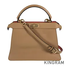 フェンディ FENDI ピーカブー アイシーユー ミディアム 8BN321 レザー ハンドバッグ sh【中古】