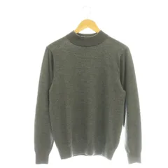 バーニーズニューヨーク BARNEYS NEW YORK ウール モックネックニット プルオーバー M グレー /DF ■OSのサムネイル