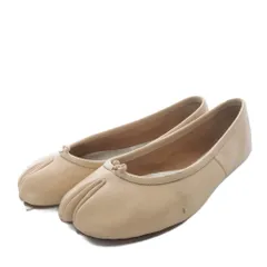 マルタンマルジェラ 22 Martin Margiela 22 メゾンマルジェラ TABI 足袋 バレエシューズ パンプス フラット レザー 38.5 ベージュ S58WZ0022 /YO2のサムネイル