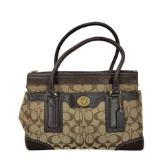 コーチ COACH シグネチャーターンロックハンドバッグ レディース 表記無 