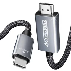 BENFEI USB Type-C HDMI 変換ケーブル 1.8m【4K@60Hz UHD映像出力】Type C HDMI変換アダプター タイプC to hdmi 対応 40Gbps転送 アルミシェル、ナイロンブレイド Thunderbolt 3/ ...