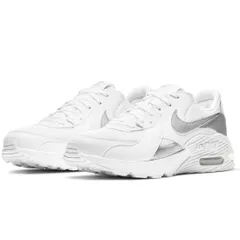 [ナイキ] エア マックス エクシー W AIR MAX EXCEE ホワイト/メタリックシルバー DH3870-100 23.5cm [23.5 cm]