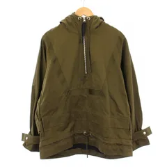 リーボック Reebok マウンテンパーカー プルオーバー ハーフジップ 長袖 XS カーキ /BBのサムネイル