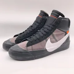 【中古】Off-White × Nike Blazer Studio Mid Grim Reaper　AA3832-001　サイズ28cm オフホワイト × ナイキ ブレーザー スタジオ ミッド 