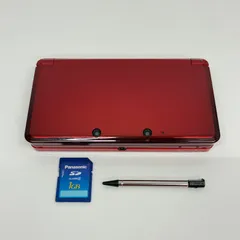 【初期化済/動作品】 Nintendo 3DS RED CTR-001  任天堂 ニンテンドー3DS ゲーム機 本体 レッド