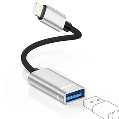 USB-OTG lightning 変換アダプター 高速データ転送