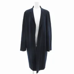 リエス Liesse ロングカーディガン ニット 羽織 ウール 紺 ネイビー /GV