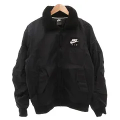 ナイキ NIKE AIR シーズナル ボマージャケット フライトジャケット ブルゾン ロゴ L 黒 ブラック 930450-010 /FFのサムネイル