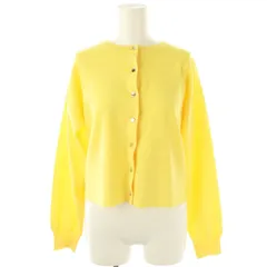 オペークドットクリップ OPAQUE.CLIP スナップボタンショートニットカーディガン M イエロー /DF ■OS