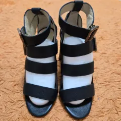 ジミーチュウ ブラック ストラップ 힐 サンダル 36 正規品 35 5 オススメ