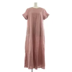 ジャーナルスタンダード JOURNAL STANDARD 22SS ワンピース ロング 麻 リネン 38 ピンク 半袖 無地 /RR