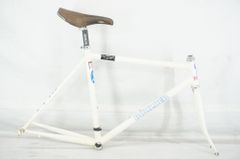 PELOTON ホワイトフレーム njs 競輪 トラックフレーム ピスト - メルカリ