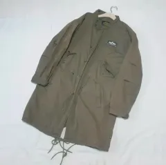 アルファ インダストリーズ カーキ マウンテンパーカー ロング コート