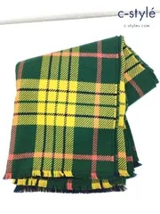 P555 [人気] Vivienne Westwood ヴィヴィアンウエストウッド ストール マルチカラー チェック柄 ウール100% | ★