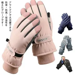 スキー手袋 スノーボード手袋 スキーグローブ スノーボードグローブ 防寒グローブ 防寒手袋 レディース 手袋 グローブ スマホ対応 裏ボア付き 裏起毛 防撥水 ウィンタースポーツ 防水 スキー用品