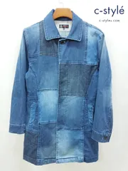 L708 [人気] MICHEL KLEIN ミッシェルクラン デニムコート 48 インディゴ MKUDC-40250 | O★