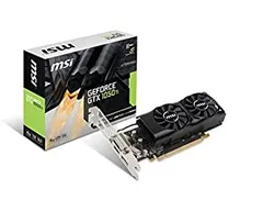 【中古-非常に良い】 MSI ロープロファイル対応 グラフィックスカード GEFORCE GTX 1050 TI 4GT LPのサムネイル