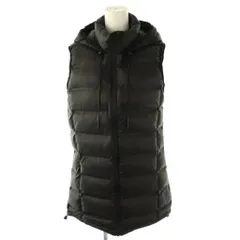 ザラ ZARA パッカブル 中綿ベスト ジップアップ XS ブラック /HK ■OS