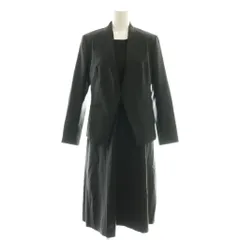 セオリーリュクス theory luxe EXECUTIVE DONNA EUOT スーツ セットアップ ジャケット×ワンピース 36 38 ブラック /DF ■OS