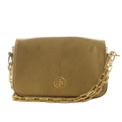 トリーバーチ TORY BURCH ショルダーバッグ ロゴ チェーン レザー ゴールド色 /AN5