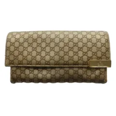グッチ GUCCI 長財布 二つ折り財布 グッチシマ ゴールドカラー /SS ■OS