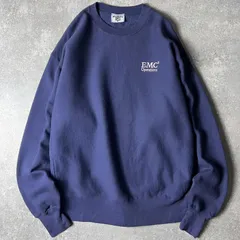 90s USA製 Lee 企業 ロゴ 刺繍 RWタイプ スウェット トレーナー XXL / 90年代 アメリカ製 オールド ネイビー リー リバース 紺