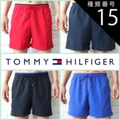種類15:Primary　Red　レッド/XXL 水着 メンズ サーフパンツ ビーチショーツ 海パン ハーフパンツ ショートパンツ 短パン トミーヒルフィガー 水陸両用 TOMMYHILFIGER