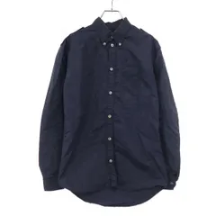 HELMUT LANG ヘルムート ラング 1990's ナイロンボタンダウンシャツ  ネイビー 44のサムネイル
