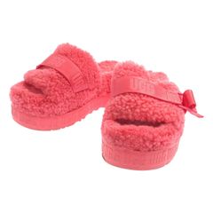 UGG Oh Fluffitaストラップボアサンダル ブラック23 - メルカリ