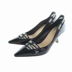 クリスチャンディオール Christian Dior J'ADIOR ジャディオール パンプス ポインテッドトゥ ハイヒール パテントレザー 36 黒 ブラック ■GY18 /MQ ■OH