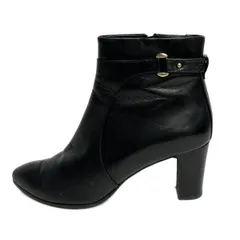 UNTITLED(アンタイトル) ショートブーツ 22 1/2 レディース - 黒 レザー