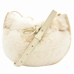 フレイアイディー FRAY I.D ドロストファーショルダーバッグ 斜め掛け クロスボディ フェイク アイボリー FWGB215306 /GV