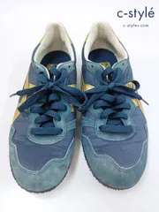 J362 [人気] Onitsuka Tiger オニツカタイガー スニーカー 24cm ネイビー系 SERRANO TH109L レディース | ★