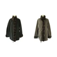 マダムジョコンダ MADAM JOCONDE リバーシブル中綿コート アウター MJ-09 グレー ダークブラウン ブラック /DO ■OSのサムネイル
