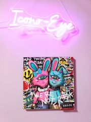 【愛と狂気のマーケット出展作品】WE'RE NOT FREAKS【一点物アート】 愛と狂気のマーケット出展作品】WE'RE NOT FREAKS【一点物アート