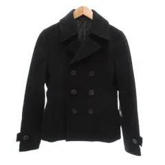 コムサメン COMME CA MEN ピーコート Pコート ジャケット S 黒 ブラック ダブルブレスト ラペルカラー /NL ■GY58のサムネイル