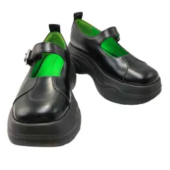 チャールズアンドキース CHARLES&KEITH × Short SENTENCE カーブプラットフォームメリージェーン ストラップ スニーカー レディース JPN：24.5 