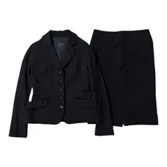  DAMA collection ダーマコレクション ブラックフォーマル スーツ セットアップ レディース 9AR【Z1769】