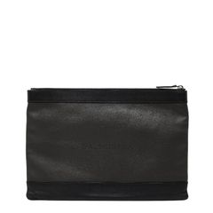 国内正規品】バレンシアガ オールレザー クラッチバッグ 黒 - メルカリ