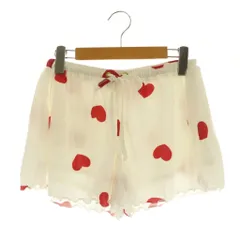 ジェラートピケ gelato pique ハートショートパンツ ルームウエア イージー F ホワイト /MY ■OS ■GY58