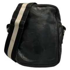 BALLY(バリー) ショルダーバッグ - 黒×アイボリー 斜めがけ レザー