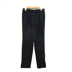 セオリー Theory イージーパンツ ウール チェック S ブラック 黒 /KT27