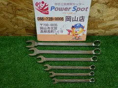 トネ コンビネーションレンチ 6点セット CS 7 8 10 13 17 19 ハンドツール 工具 TONE 中古品