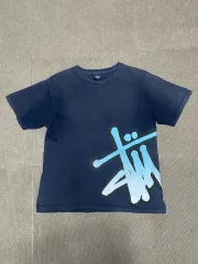 90s usa オールド STUSSY グラフィティ BIG ロゴ 半袖Tシャツ J02495