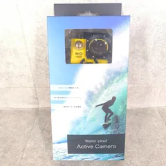 【新品未使用】防水アクションカメラ イエロー 1080P フルHD 水中撮影可のサムネイル