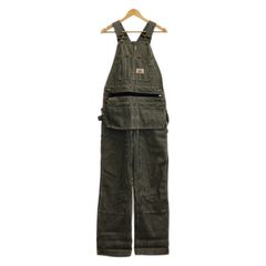 中古】ROUND HOUSE ビンテージ エプロン付き ダブルニー ヒッコリー