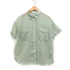 クラシカルエルフ CLASSICAL ELF シアー シャツ 半袖 無地 スクエアポケット L グリーン 緑 /FT19