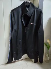 Champion ブラック トラック ジャケット